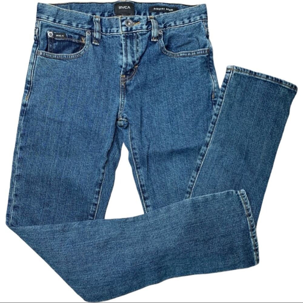 RVCA Daggers Denim blue Jeans boys 28 L-XL